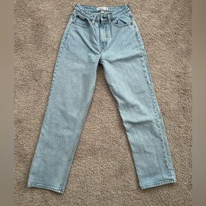 Abercrombie & Fitch Vintage Straight High Rise Curve Love